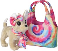Simba Chi Chi Love chien en peluche dans sac batik - jouet 20cm-3