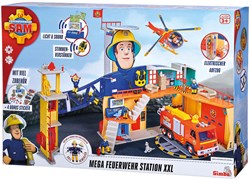 Simba Brandweerman Sam Brandweerkazerne XXL speelgoedset met licht en geluid