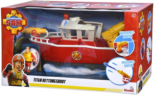Simba Sam le pompier bateau de sauvetage Titan avec canons à eau 32 cm-2