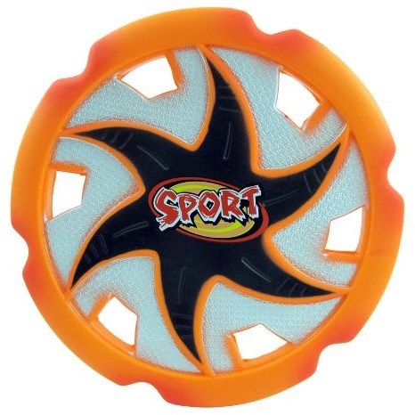 HOT Sports + Toys werpdisc soft foam oranje 23 cm - frisbee speelgoed