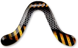Boomerang Fan boomerang en bois STREET droitier 38cm pour jeux extérieurs