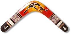 Boomerang Fan houten boemerang Falcon links multicolor 38cm 25m