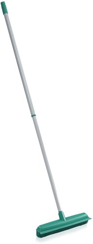 Leifheit balai en caoutchouc avec manche télescopique - Supra balai 35 cm
