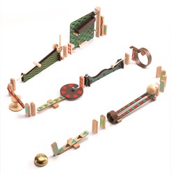 Djeco houten knikkerbaan Zig & Go - Big Boum Wall 48 stuks FSC