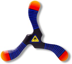 Boomerang Fan boemerang kunststof Zebra III rechts 27cm 15m speelgoed
