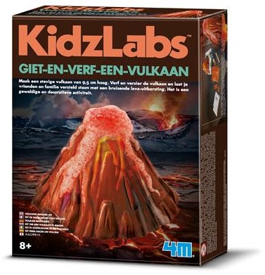 4M KidzLabs: giet-en-verf-een-vulkaan / f r a n s t a l i g e verpakking-3