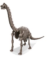 4M KidzLabs : GRAVE-YOU-DINOSAURUS-OP (Brachiosaurus) / F R A N S T A L I G E PACKAGE, kit de construction de squelette dans un bloc de plâtre, boîte 17x22x6cm, 7+-2