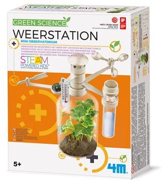 4M Kidzlabs Green Science station météo jouet éducatif - kit d'expérimentation-3
