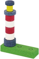 Goki jeu d'adresse phare - jeu d'empilement de pierres enfants