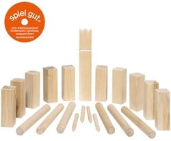 Goki Kubb, Vikings game, small size, in a cotton bag