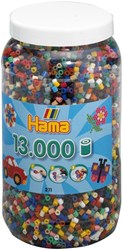 Hama strijkkralen - creatieve pot met 13.000 kralen mix kleuren