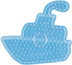 Hama Maxi plaque à perles à repasser - Bateau jouet créatif transparent
