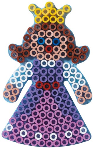 Hama strijkkralenbordje maxi prinses - transparant grondplaat creatief-2