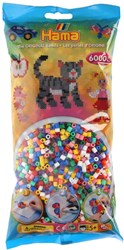 Hama strijkkralen pastel mix 6000 stuks - creatieve kralenset
