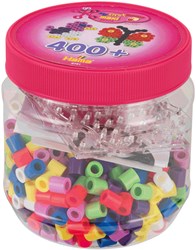Hama Maxi perles à repasser - 400 perles et plaques - set créatif jouet