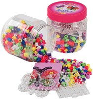 Hama Maxi perles à repasser - 400 perles et plaques - set créatif jouet-2