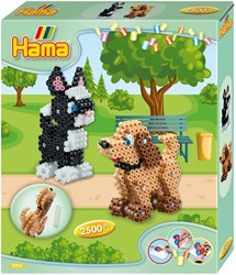 Hama perles à repasser 3D chat et chien - 2500 perles jouet créatif