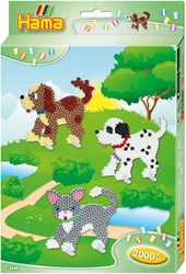 Hama coffret perles à repasser - chiens et chats - 2000 perles créatives