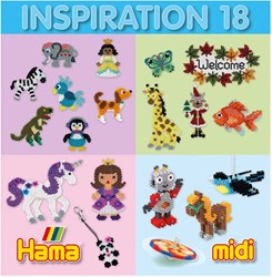 Hama livret d'inspiration perles à repasser - créations et idées créatives