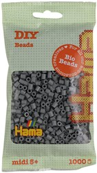Hama Bio strijkkralen speelgoed grijs midi 1000 stuks milieuvriendelijk