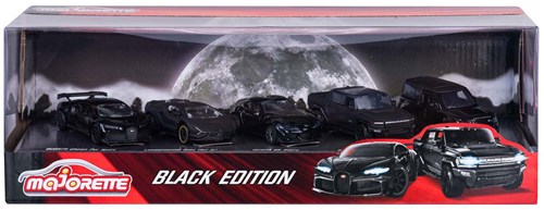 Coffret véhicules Black Edition die-cast - 5 voitures miniatures