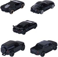 Coffret véhicules Black Edition die-cast - 5 voitures miniatures-3