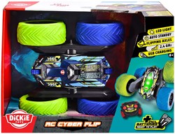 Dickie voiture cascadeuse RC Cyber Flip avec LED et télécommande 22 cm