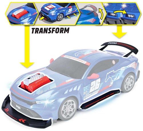 Dickie RC auto Ford Mustang speelgoedauto met licht en afstandsbediening