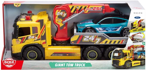 Dickie speelgoed takelwagen Volvo FMX met licht en geluid 54 cm