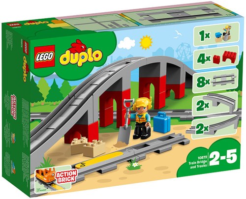 LEGO DUPLO Treinbrug en -rails - 10872
