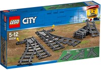 LEGO City aiguillages de train - set d’extension 60238 rails