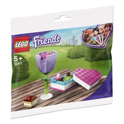 LEGO Friends bouwset bonbondoosje en bloem - kleurrijk creatief speelgoed
