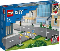 LEGO City bouwset wegplaten met verkeerslichten - 60304