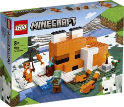 LEGO Minecraft bouwset De Vossenhut - 21178 - speelgoed