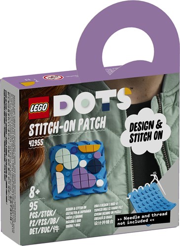 LEGO DOTS creatieve patch om op te naaien - 41955 badge