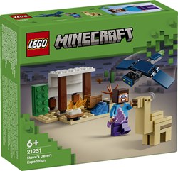 LEGO Minecraft bouwset Steve woestijnexpeditie met kameel 21251