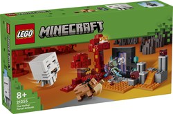 LEGO Minecraft bouwset Nether-portaal hinderlaag 21255 speelgoed