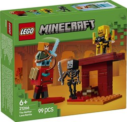 LEGO Minecraft set de construction La Bataille de Lave dans le Nether 21266 jouet