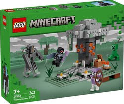 LEGO Minecraft bouwset Blasser Garten met figuren en accessoires