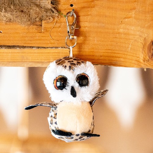 Lumo Stars porte-clés peluche hibou Bubi - 8,5 cm pour enfants-3