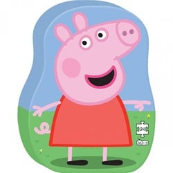 Barbo Toys Peppa Pig puzzel - kleurrijke kinderpuzzel 24 stukjes