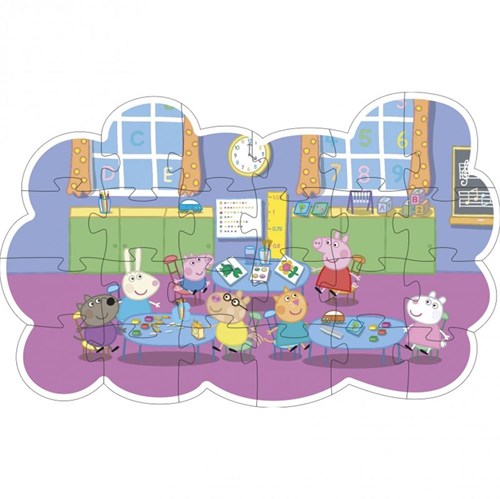 Barbo Toys Peppa Pig puzzle - puzzle coloré pour enfants 24 pièces-2