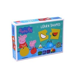 Veltman Peppa Pig educatief vormenboek voor kinderen vanaf 3 jaar