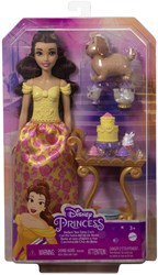 Fisher-Price Disney Princess Belle chariot à thé jouet poupée