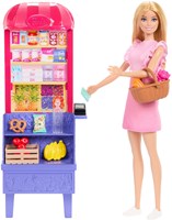 Mattel Barbie Malibu shopping speelset met accessoires en pop-2