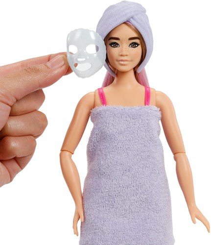 Fisher-Price Barbie pop Reveal Party Unbox Glam Pink Curvy Doll-3