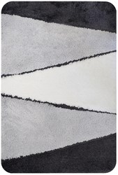 Dutch House tapis de bain luxe gris 60x90 cm - Tapis antidérapant salle de bain