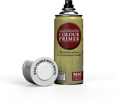 The Army Painter apprêt jouet - Matt White 400ml spray acrylique