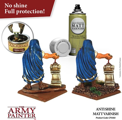 The Army Painter apprêt jouet - vernis mat anti-brillance spray-2