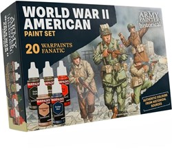 The Army Painter WWII American hobbyverf set - 20 kleuren acryl